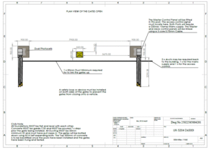 Gate Drawing Bi Fold
